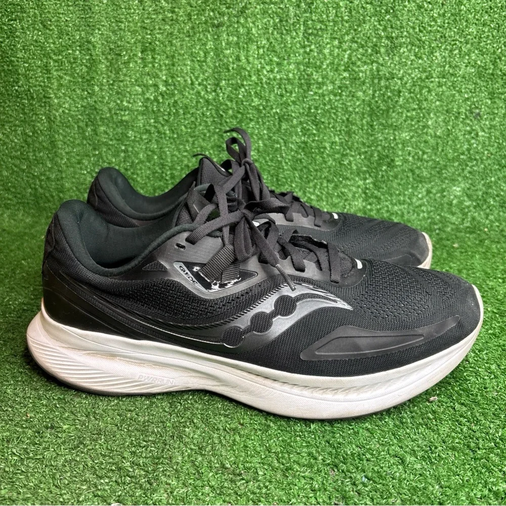 Saucony Guide 15 Men's US Size 12 Shoes Black White S20684-12